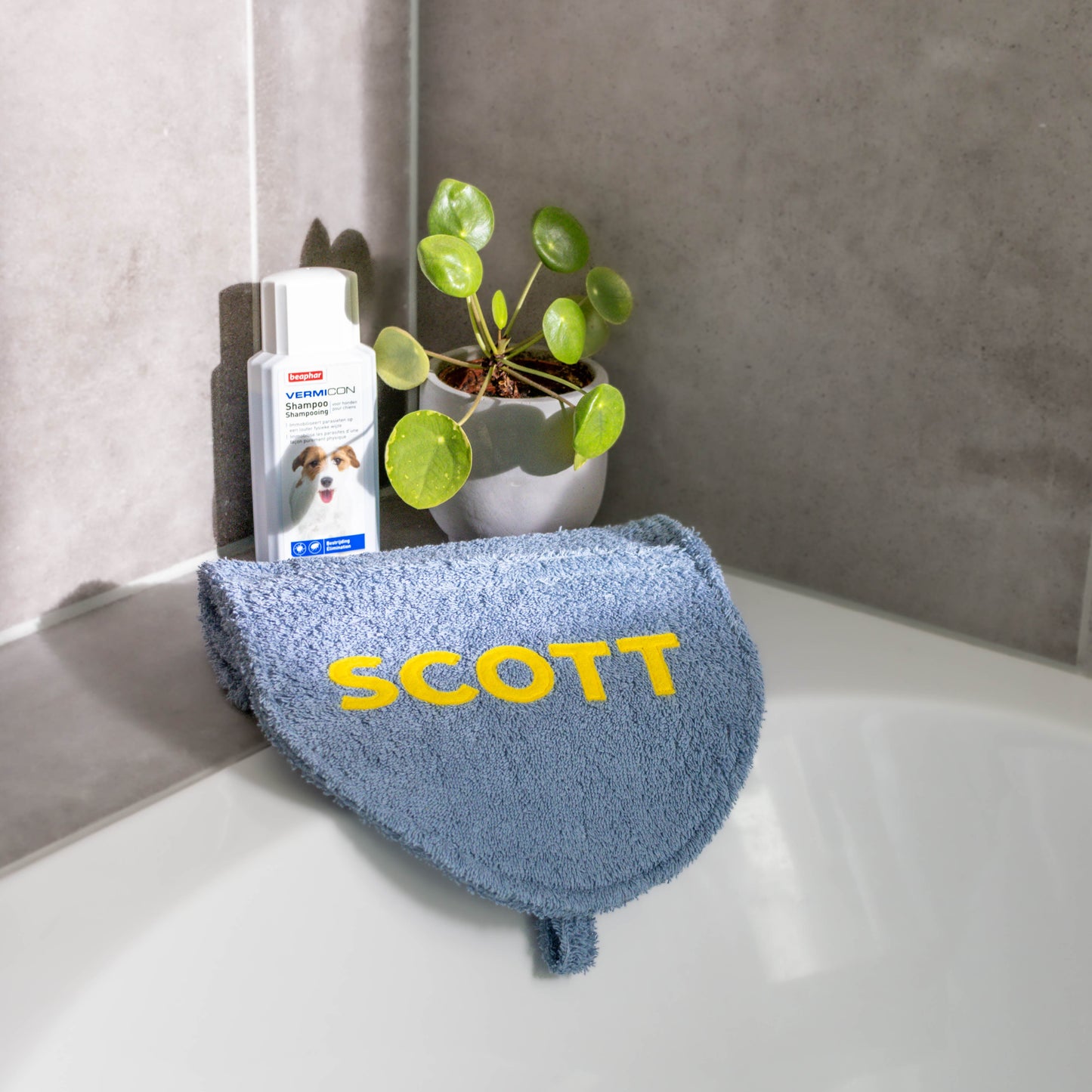 Zuma- Hondenhanddoek - Handdoek voor honden - Gepersonaliseerd hond - Handdoek met naam