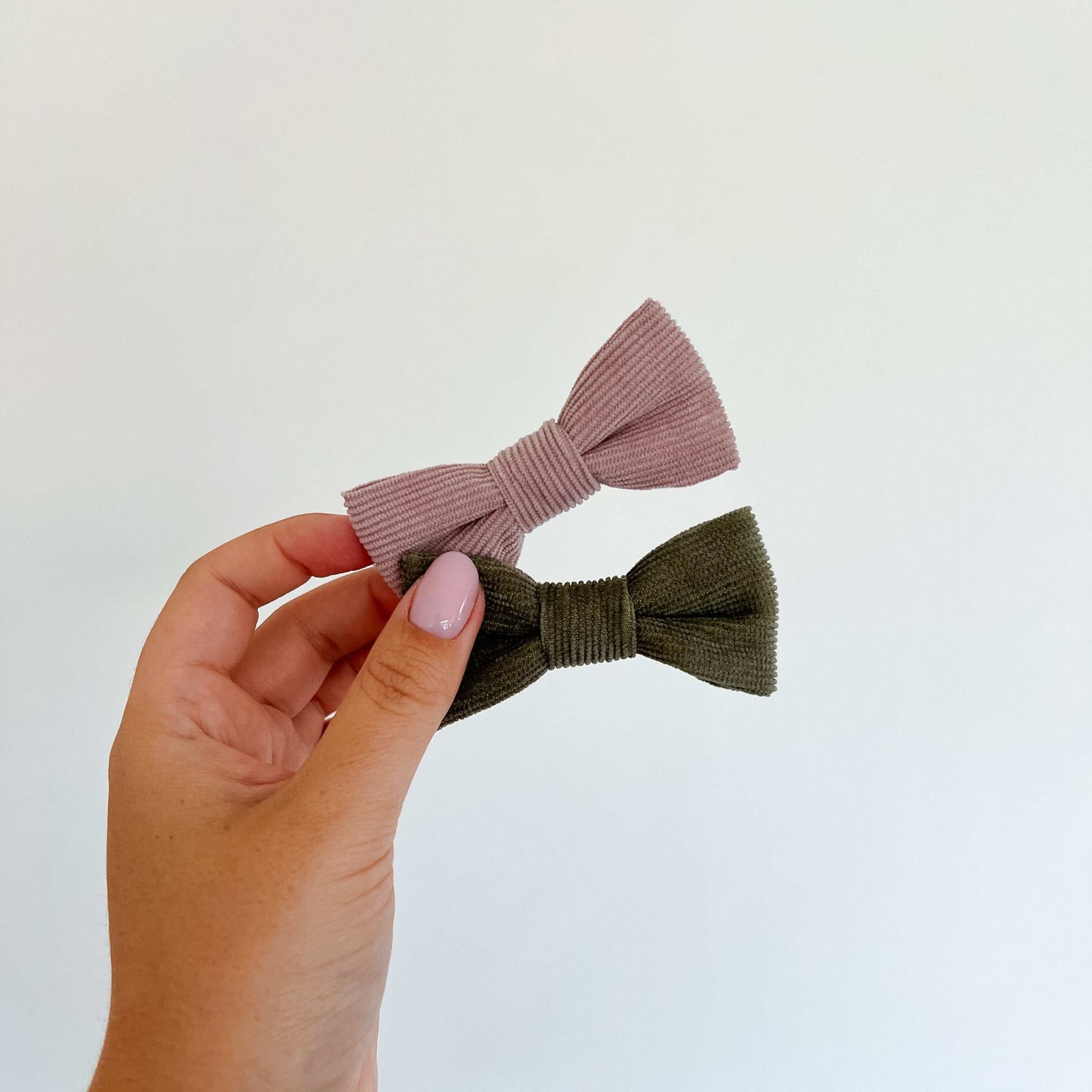 Vlinderdas Pink Velvet