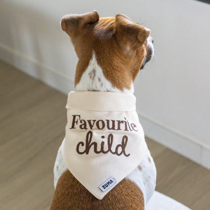 Hondenbandana favorite child
