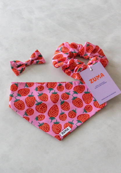 Hondenbandana Strawberry