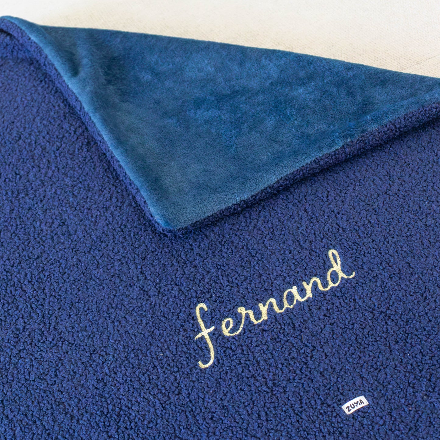 Gepersonaliseerd hondendeken blueberry