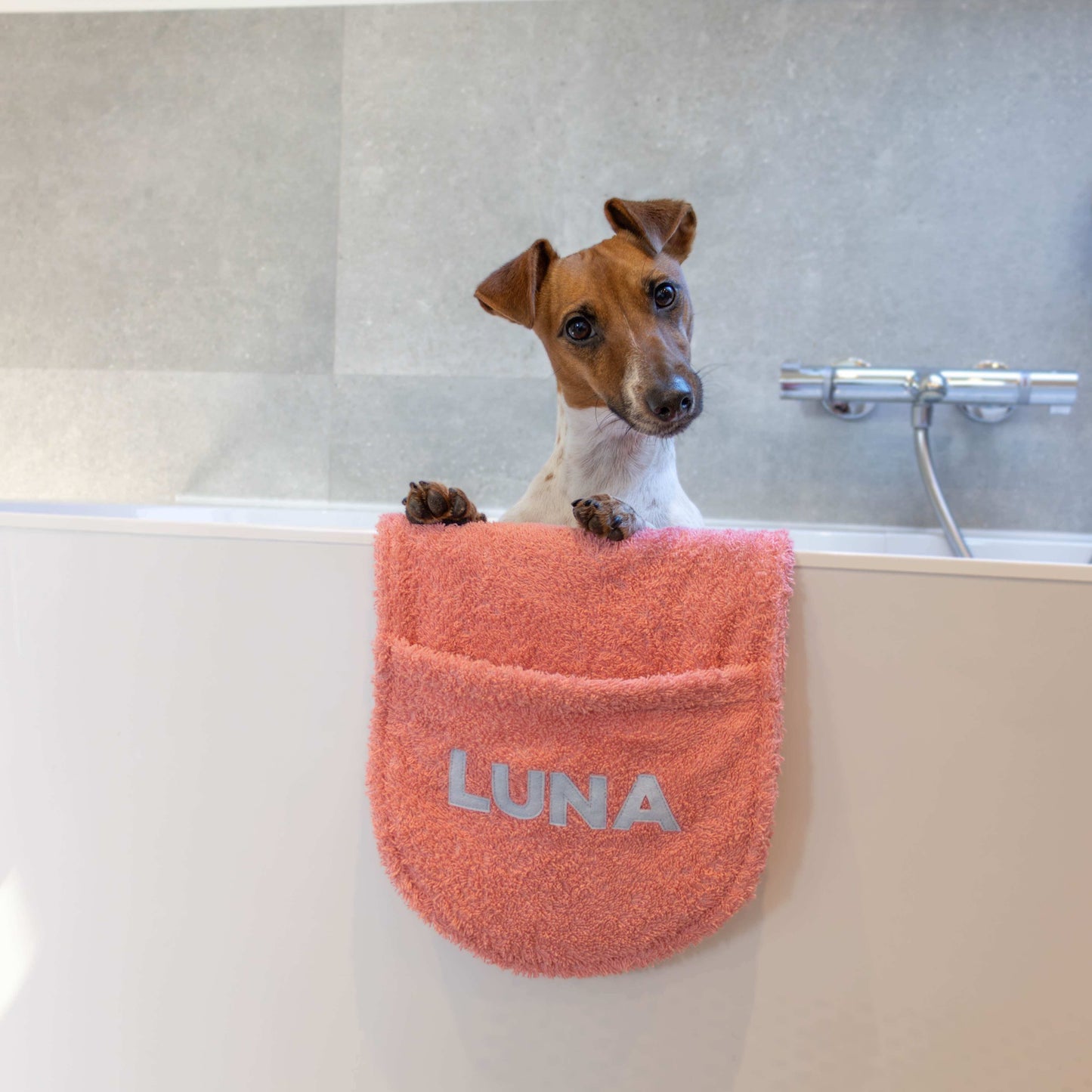 Zuma- Hondenhanddoek - Handdoek voor honden - Gepersonaliseerd hond - Handdoek met naam