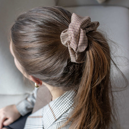 Scrunchie - elegant - Pied De Poule - Zuma