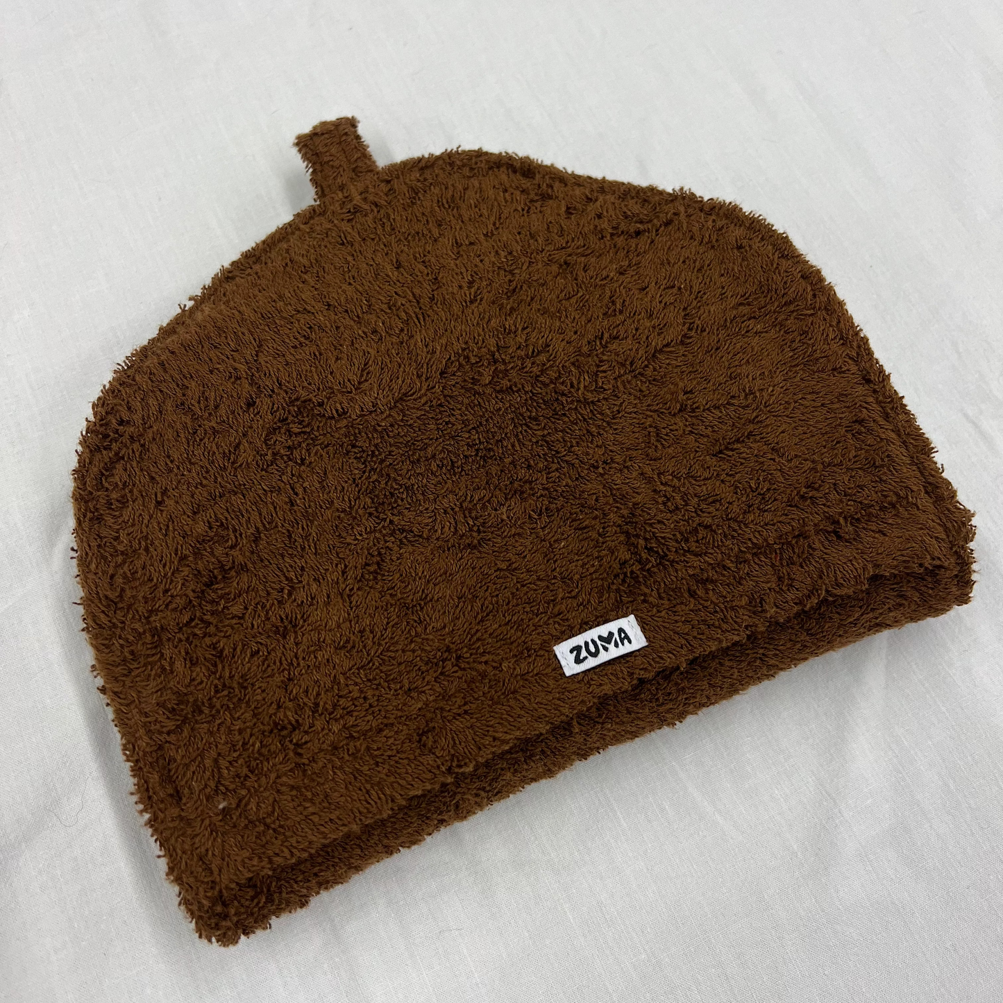 Hondenhanddoek gepersonaliseerd donkerbruin