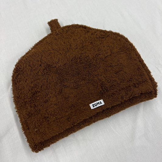 Hondenhanddoek gepersonaliseerd donkerbruin