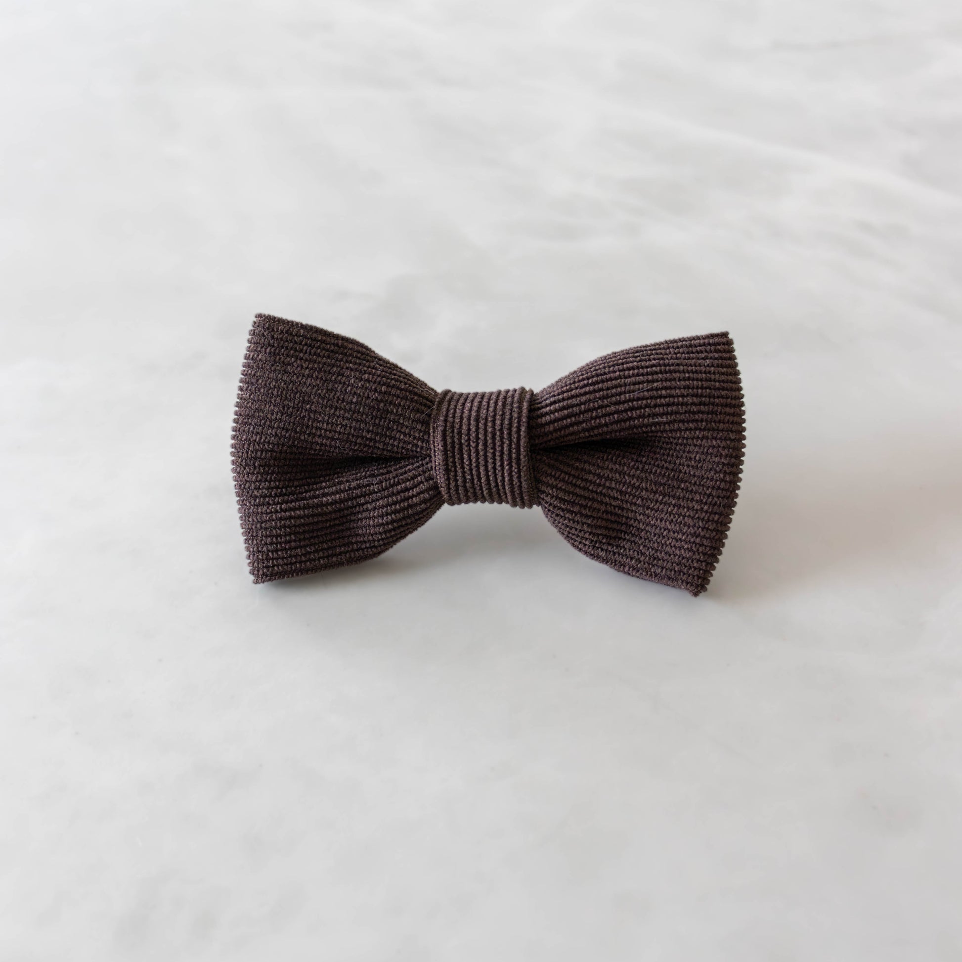 Vlinderdas voor honden in het donkerbruin