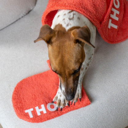 Hondenwashand gepersonaliseerd koraal