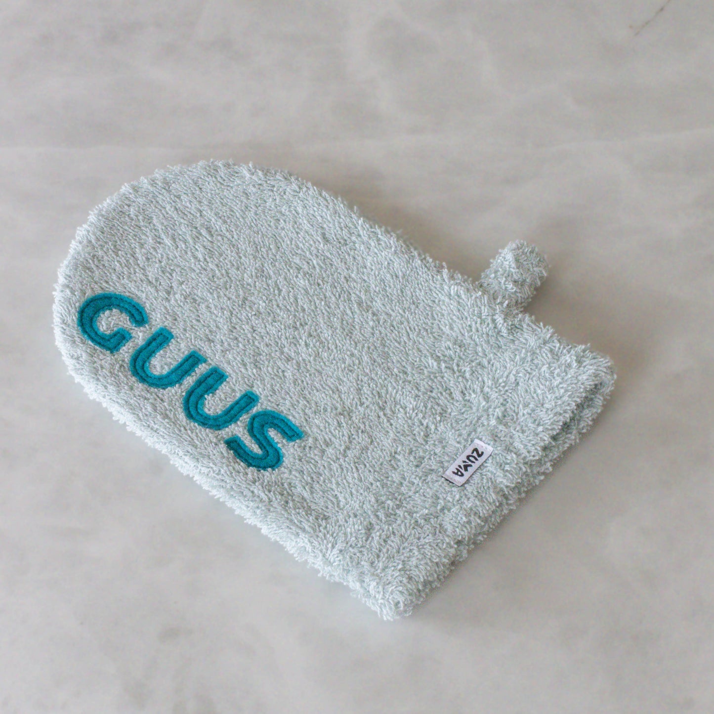 Hondenwashand gepersonaliseerd oud groen