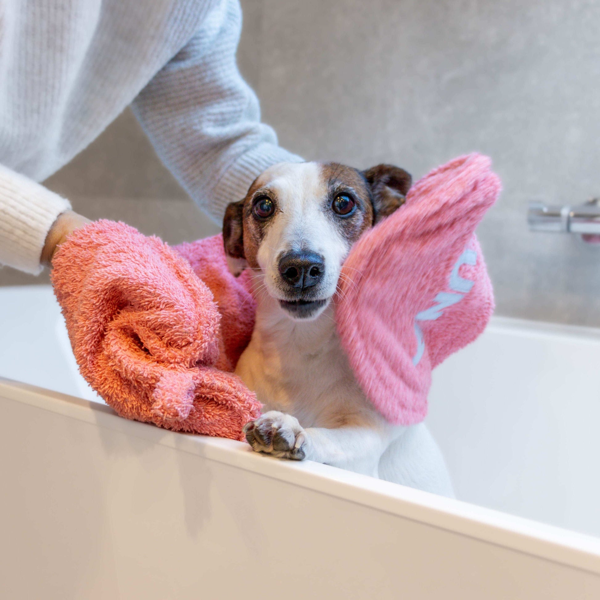 Zuma- Hondenhanddoek - Handdoek voor honden - Gepersonaliseerd hond - Handdoek met naam